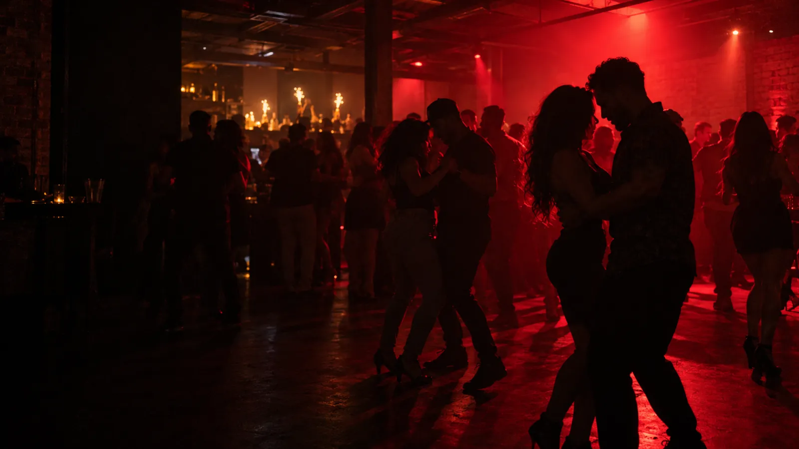 Couples dancing bachata